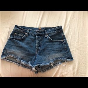 7 for All Mankind denim shorts